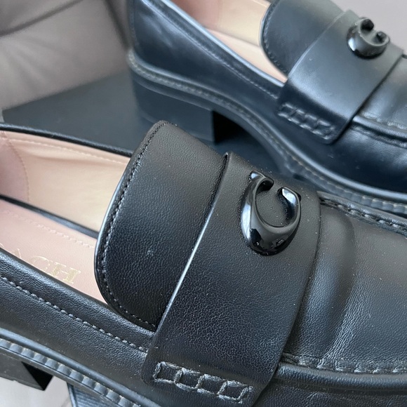 Coach Black Leah Loafers - Picture 7 of 13